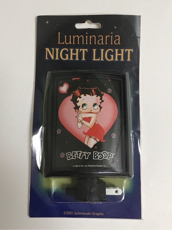 Luminaria Other - Betty Boop Red Dress Night Light Red Heart Garter Classic Vintage 2001 NEW